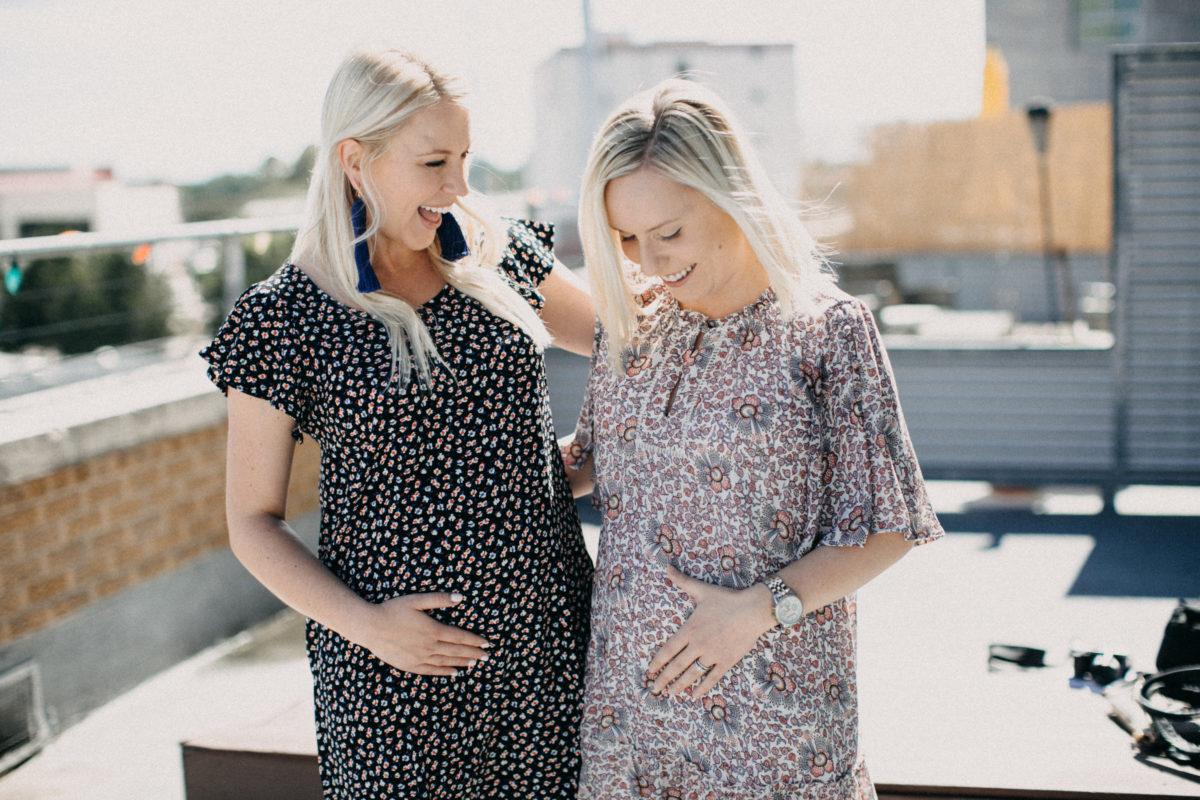 Big Announcement! We're Both Pregnant + Our Favorite Maternity Brands