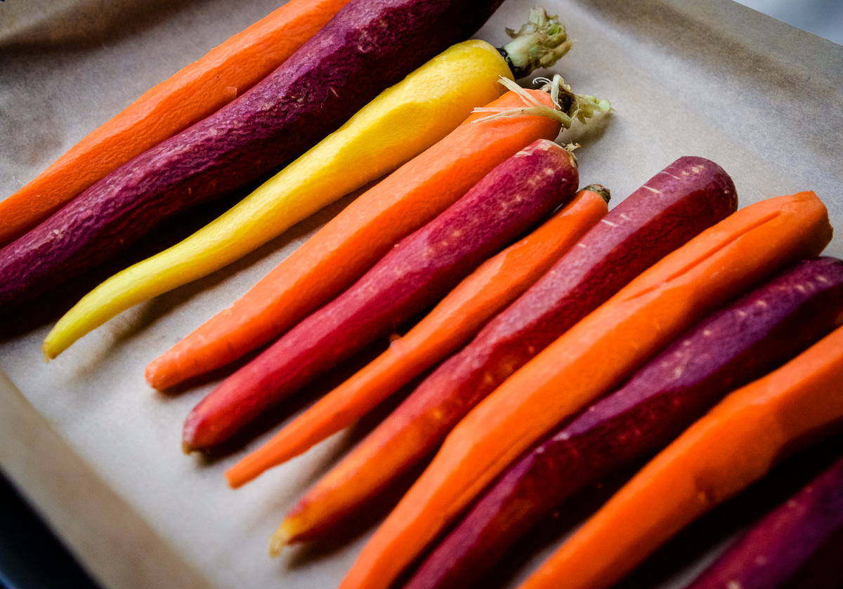 Tri Colored Carrots